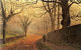 November Afternoon Stapleton Park by John Atkinson Grimshaw